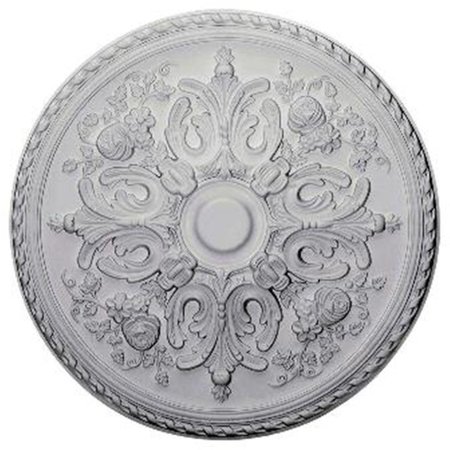 DWELLINGDESIGNS 32.62 in. OD x 2 in. P Architectural Accents - Bradford Ceiling Medallion DW2572724
